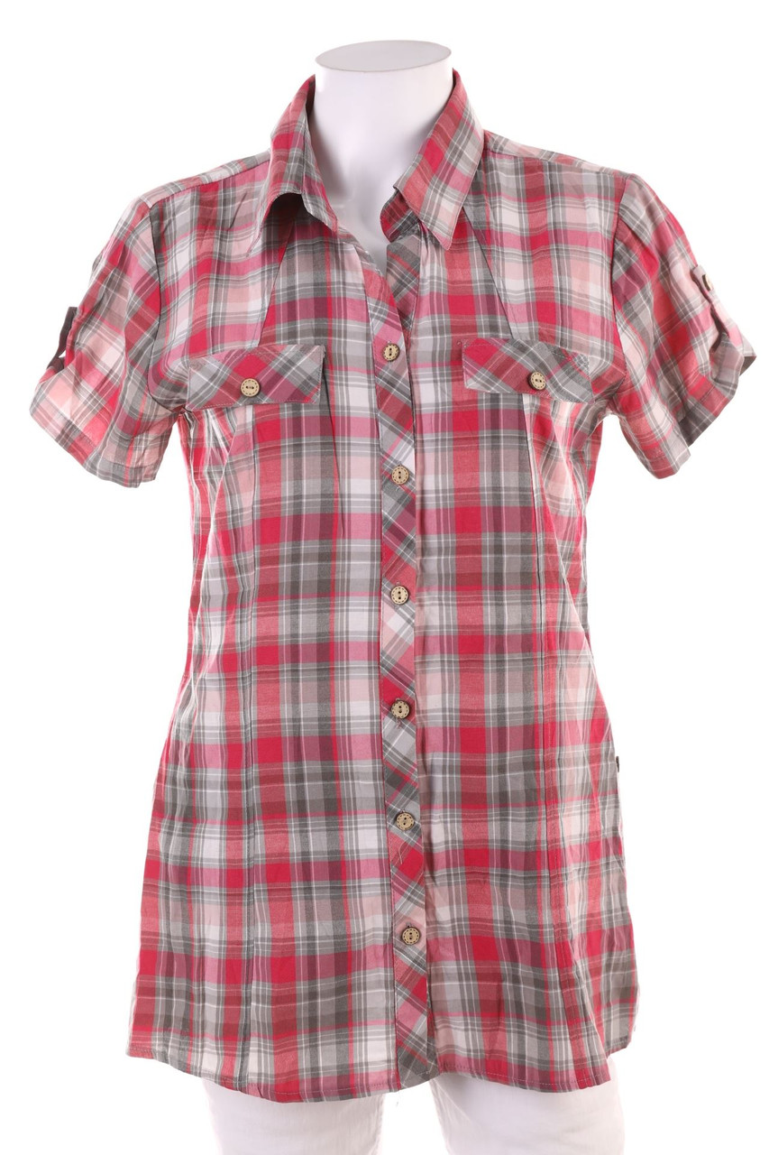 SECONDHAND - Hemd-Bluse mit kurzem Ärmel - XL