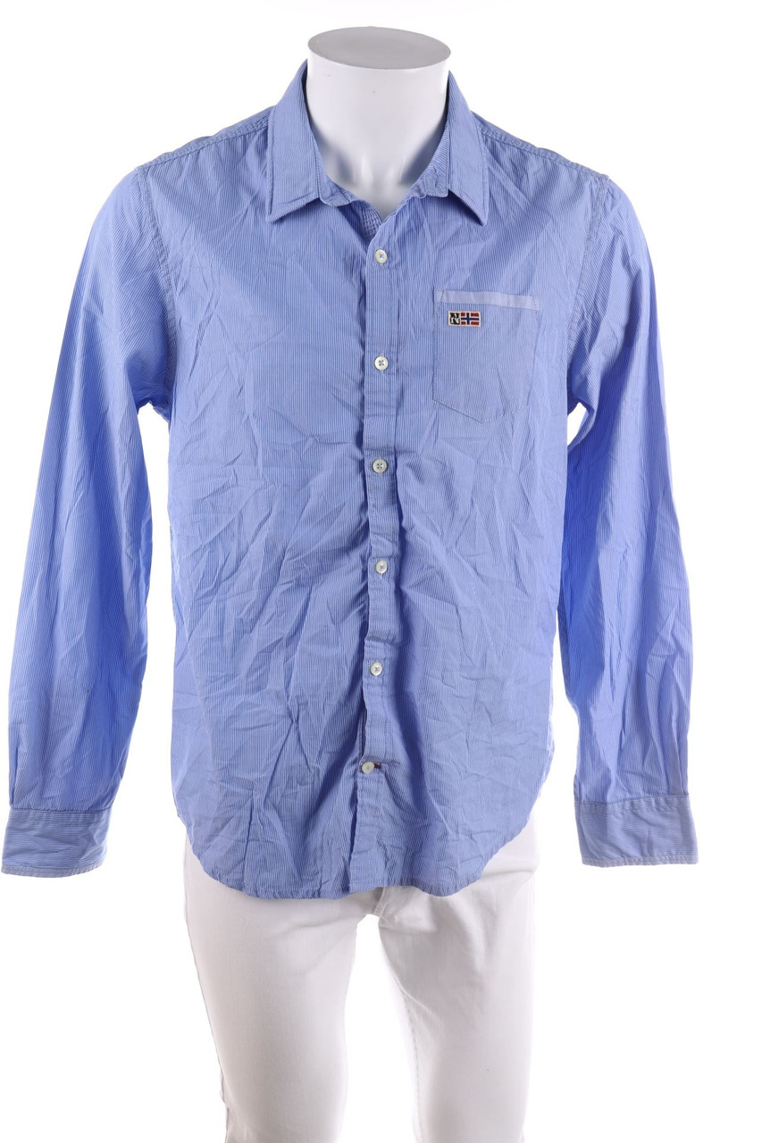 Napapijri - gestreiftes Hemd aus Baumwolle - L