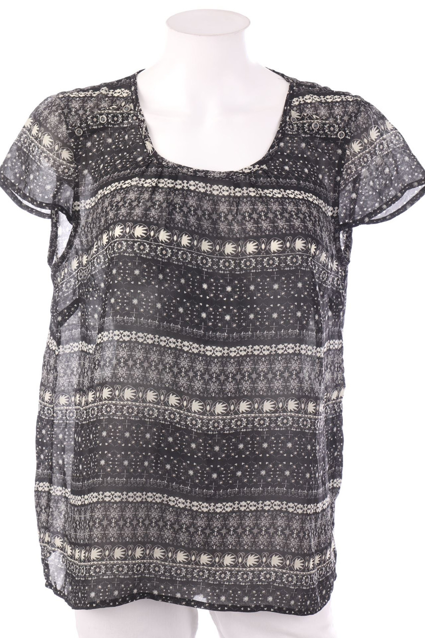 manguun - Kurzarm-Bluse - XL