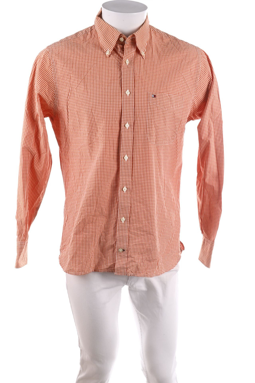TOMMY HILFIGER - kariertes Button-down-Hemd aus Baumwolle - M