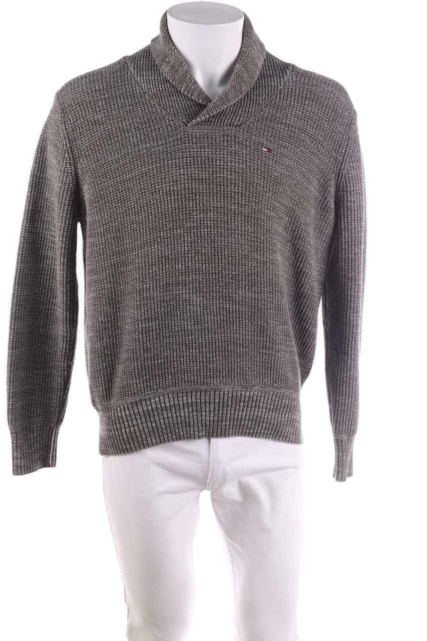 Hilfiger Denim - Troyer-Pullover aus Baumwolle - L
