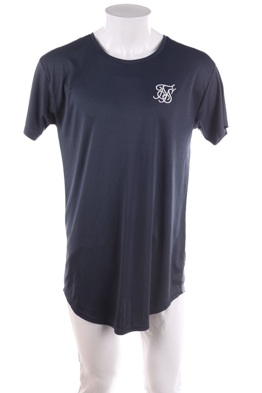 SIKSILK - T-Shirt mit Rundhals mit Logo-Stickerei - L