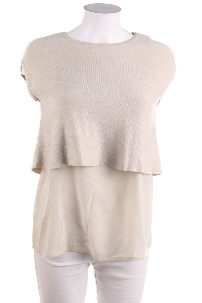 Max Mara WEEKEND - Strick-Top im Layer Look - XS