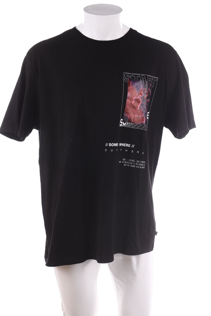 s.Oliver - T-Shirt mit Rundhals aus Baumwolle - 2XL