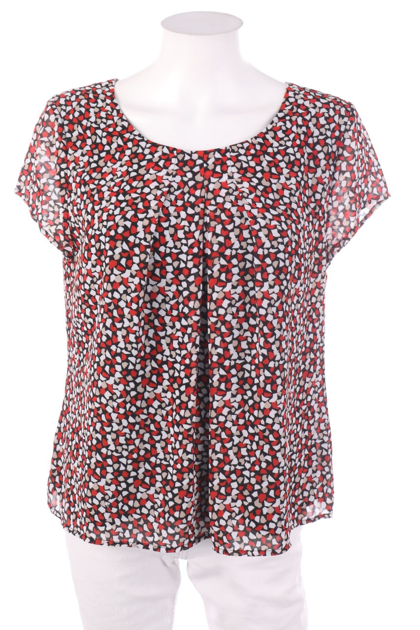 manguun - Kurzarm-Bluse - L