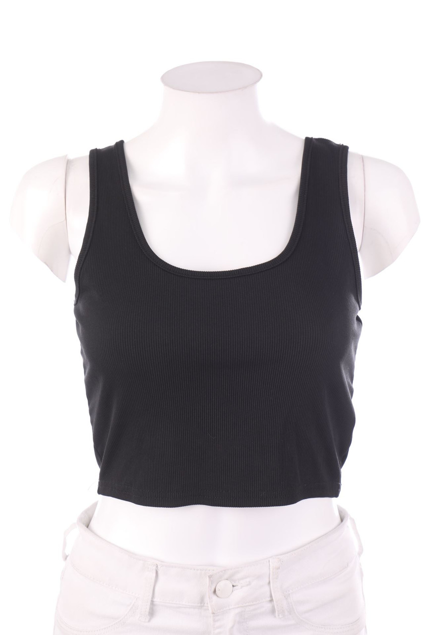 Ohne Label - Basic-Cropped-Top - M