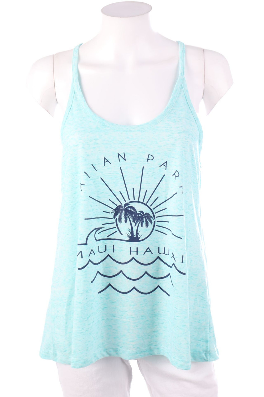 SECONDHAND - Top mit Tropical Print - L