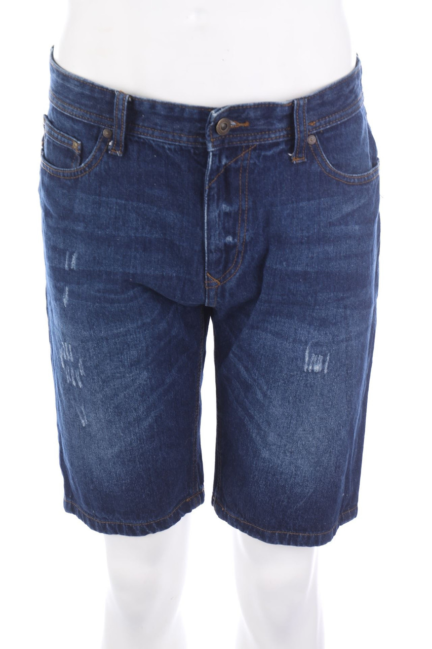 SPRINGFIELD - Dark Denim Jeans-Shorts - XL