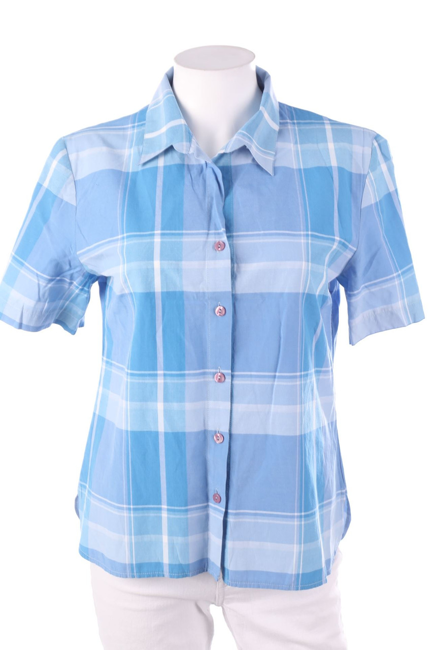 SECONDHAND - Hemd-Bluse mit kurzem Ärmel - M