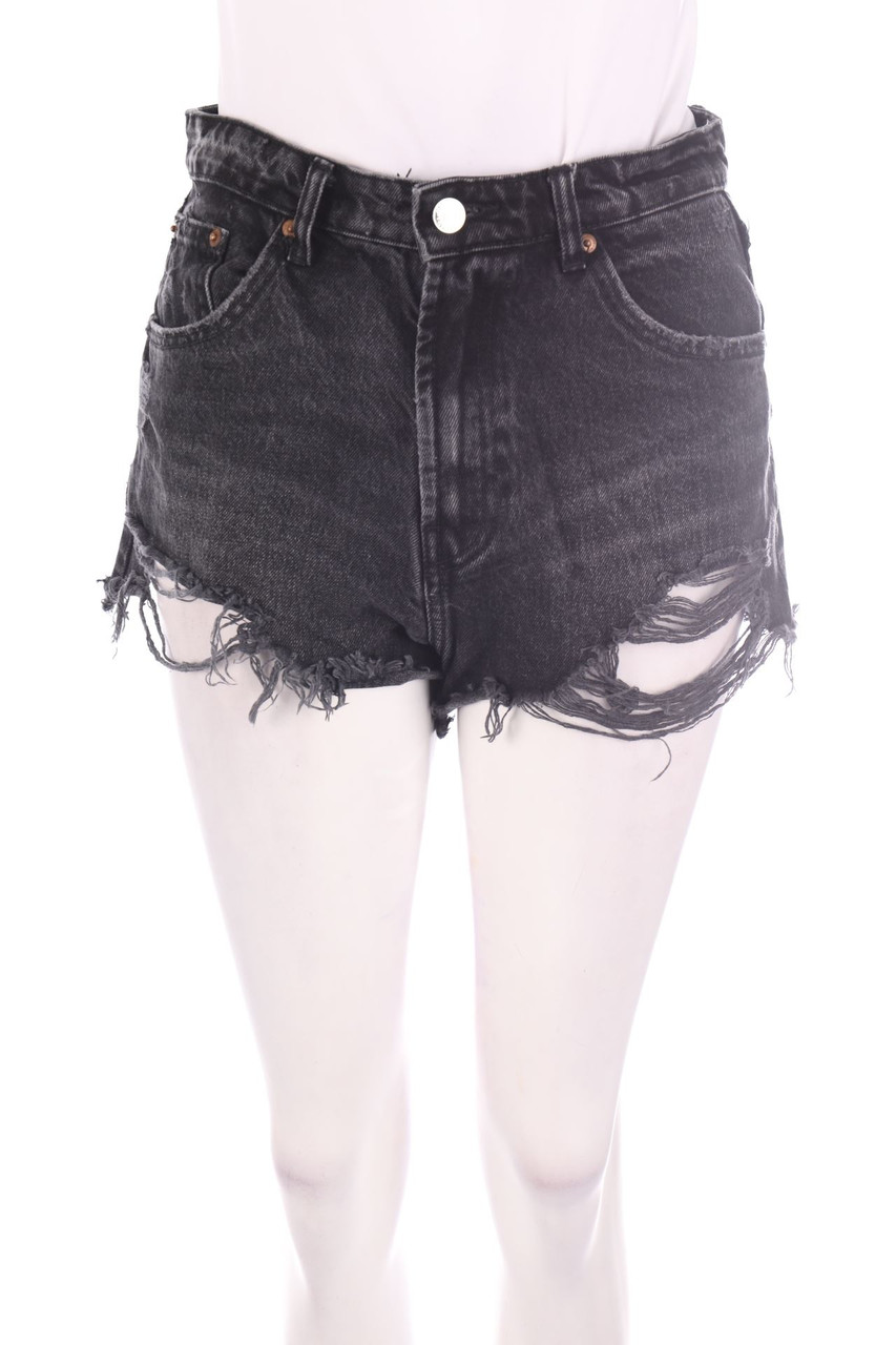 ZARA - Destroyed Jeans-Shorts - M
