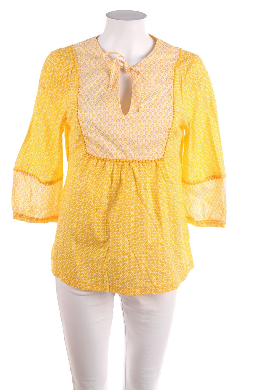 Boden - Baumwoll-Bluse mit Muster - S