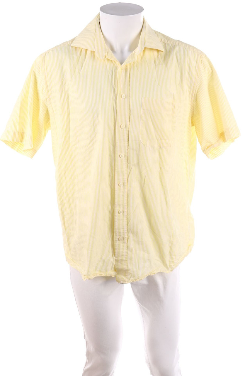 GILBERTO CLASSIC - gestreiftes Kurzarm-Hemd - L