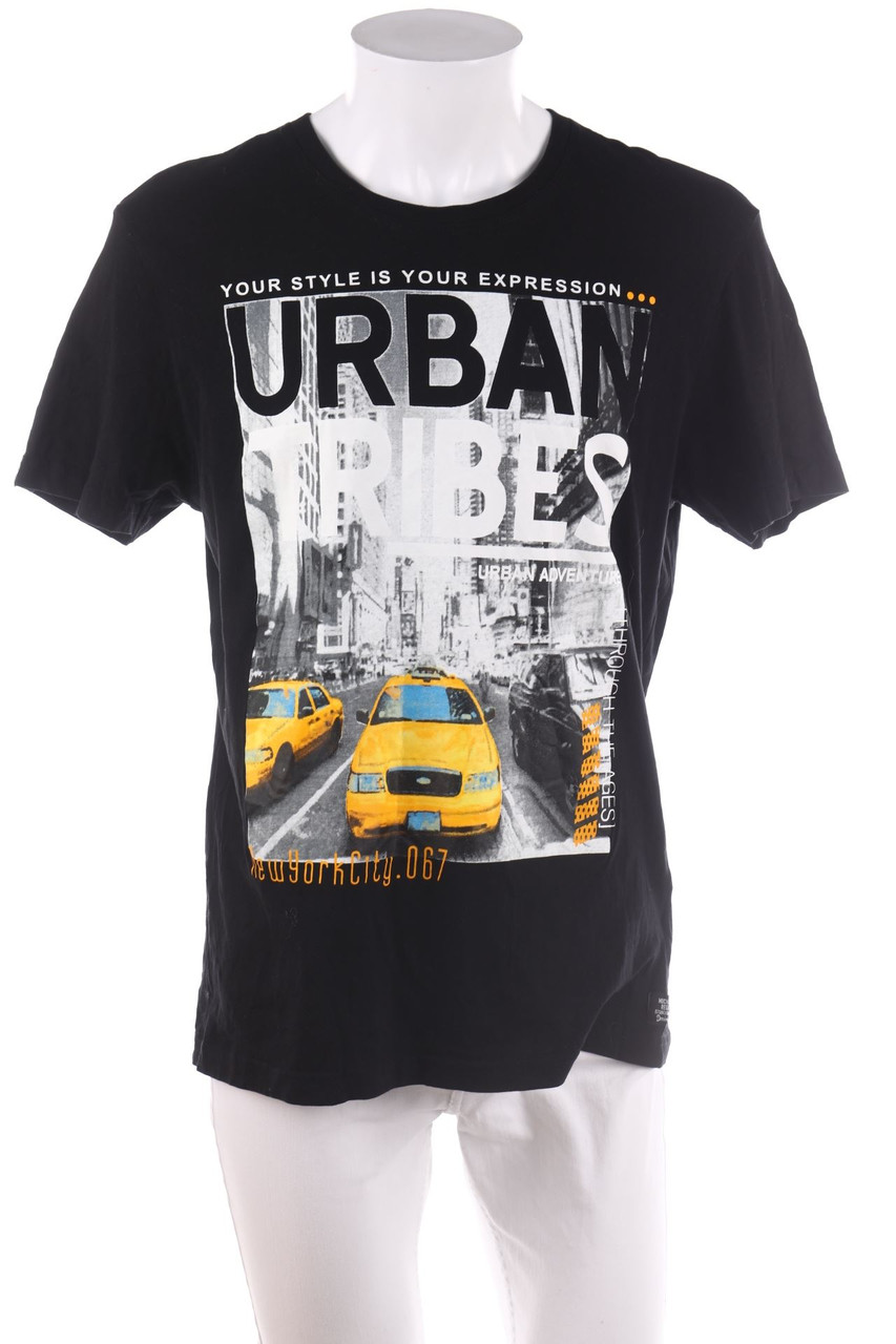 MUCH MORE - T-Shirt mit Rundhals mit Foto-Print - XL