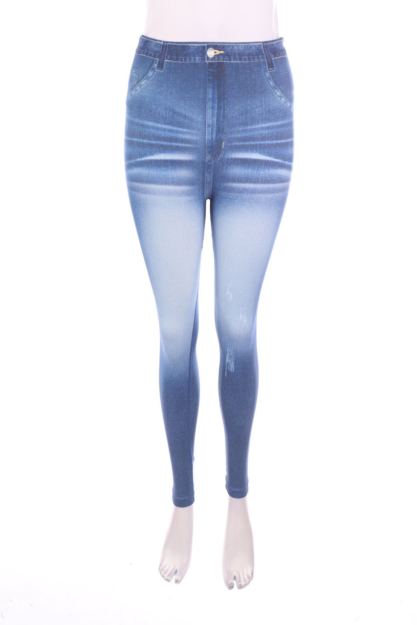 Ohne Label - Used Look Jeggings - L