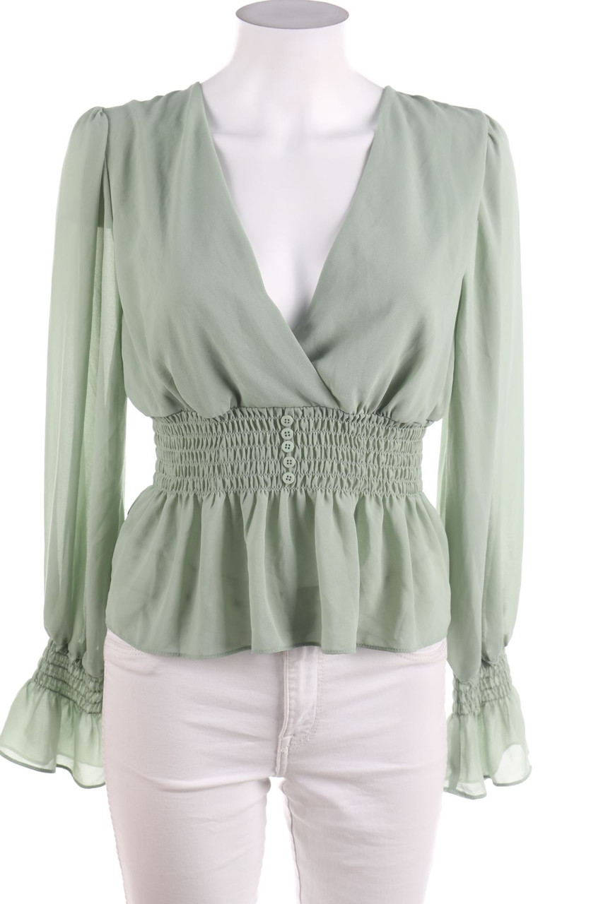 AMISU - Volant-Bluse - L