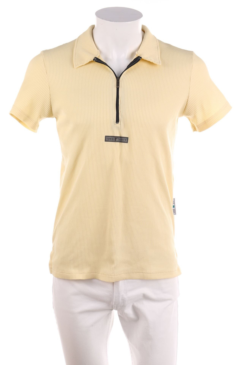 VINTAGE - Poloshirt mit Reißverschluss - S