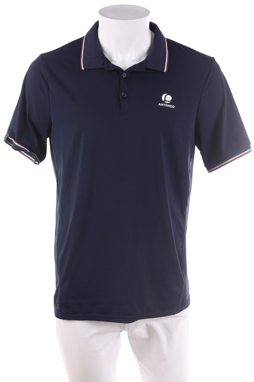 ARTENGO - Poloshirt mit Logo-Print - L