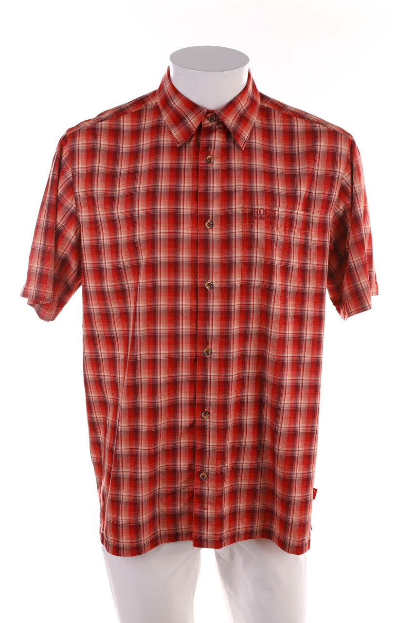 Vittorio Rossi - Kurzarm-Hemd mit Karo-Muster - L