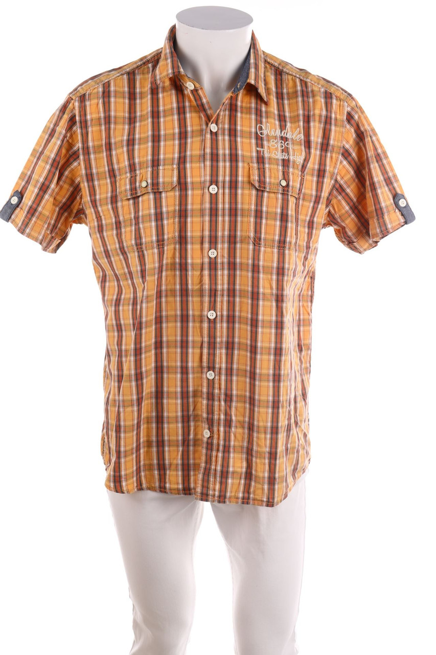 s.Oliver - Kurzarm-Hemd mit Karo-Muster - L