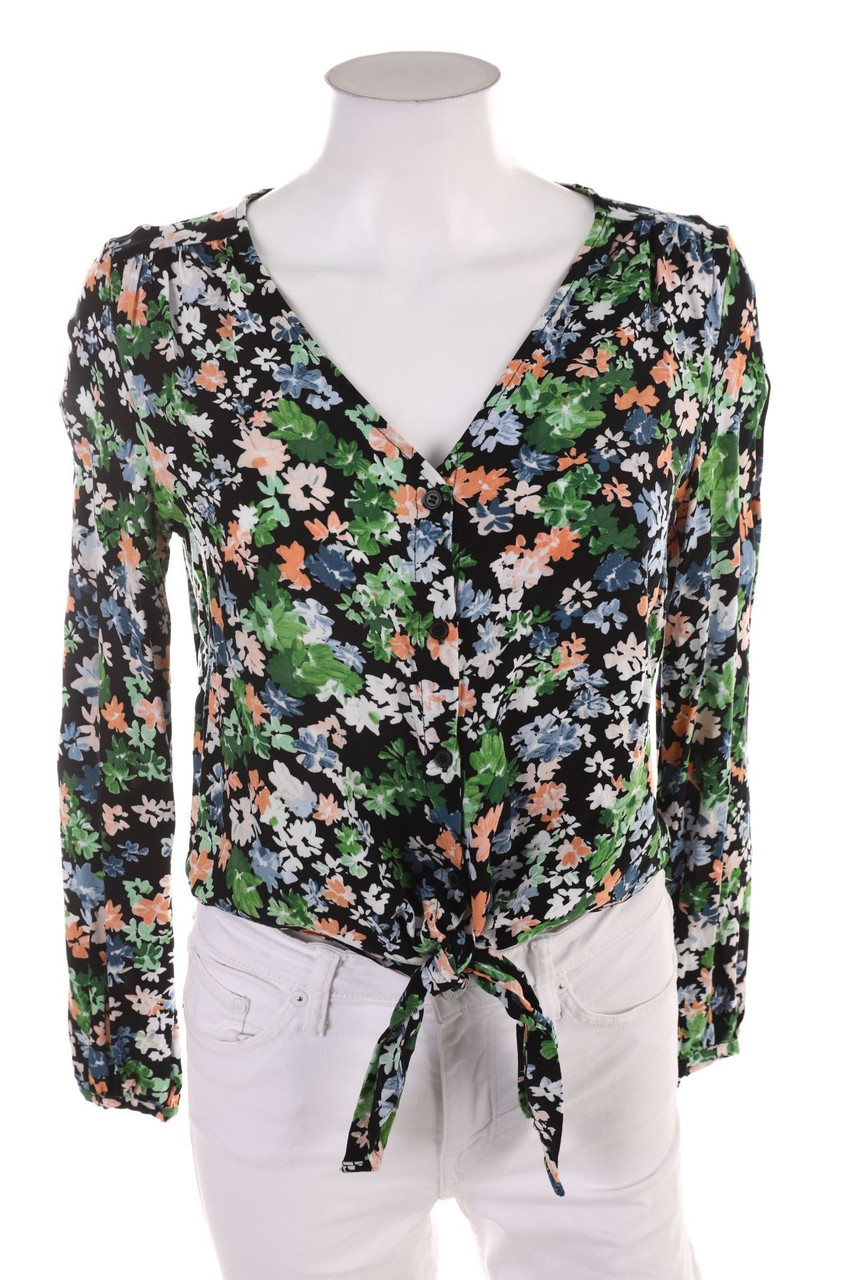 Ohne Label - Bluse zum Knoten - S