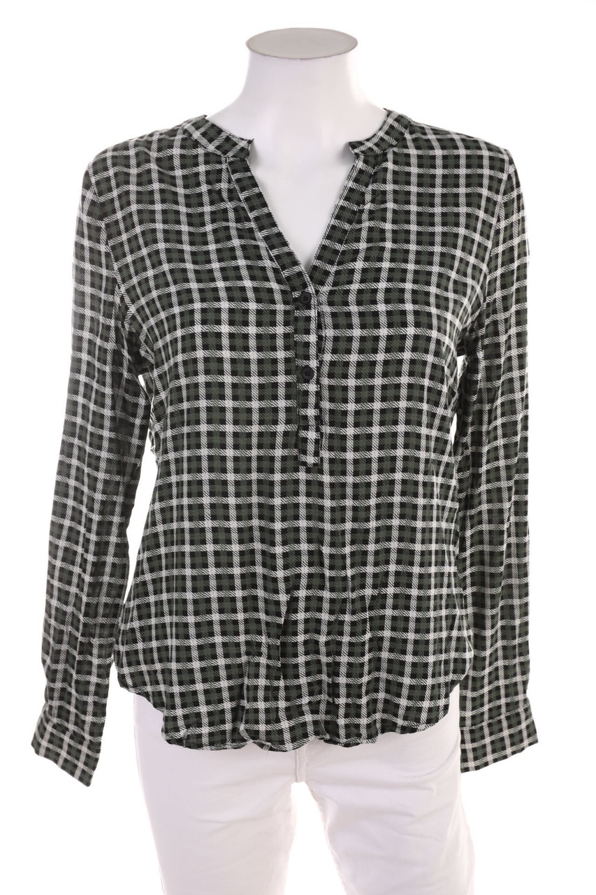 Ohne Label - Bluse mit Karo-Muster - L