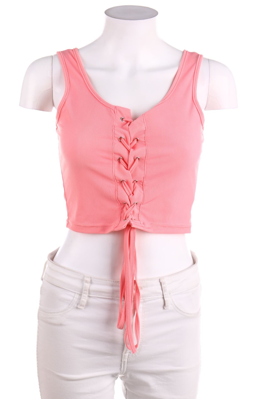 Ohne Label - Top mit Schnürung - S