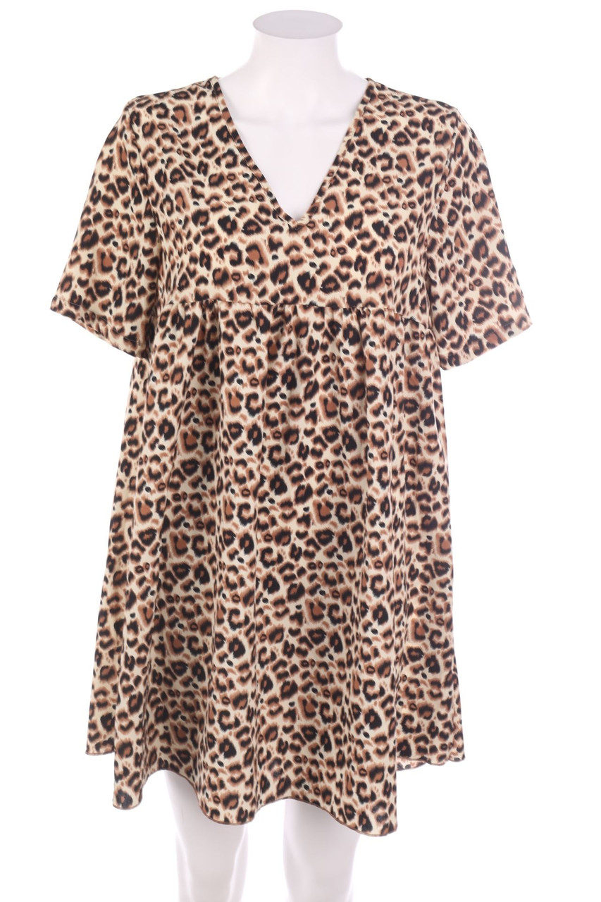 Hapsho - Kleid mit Leo-Print - S