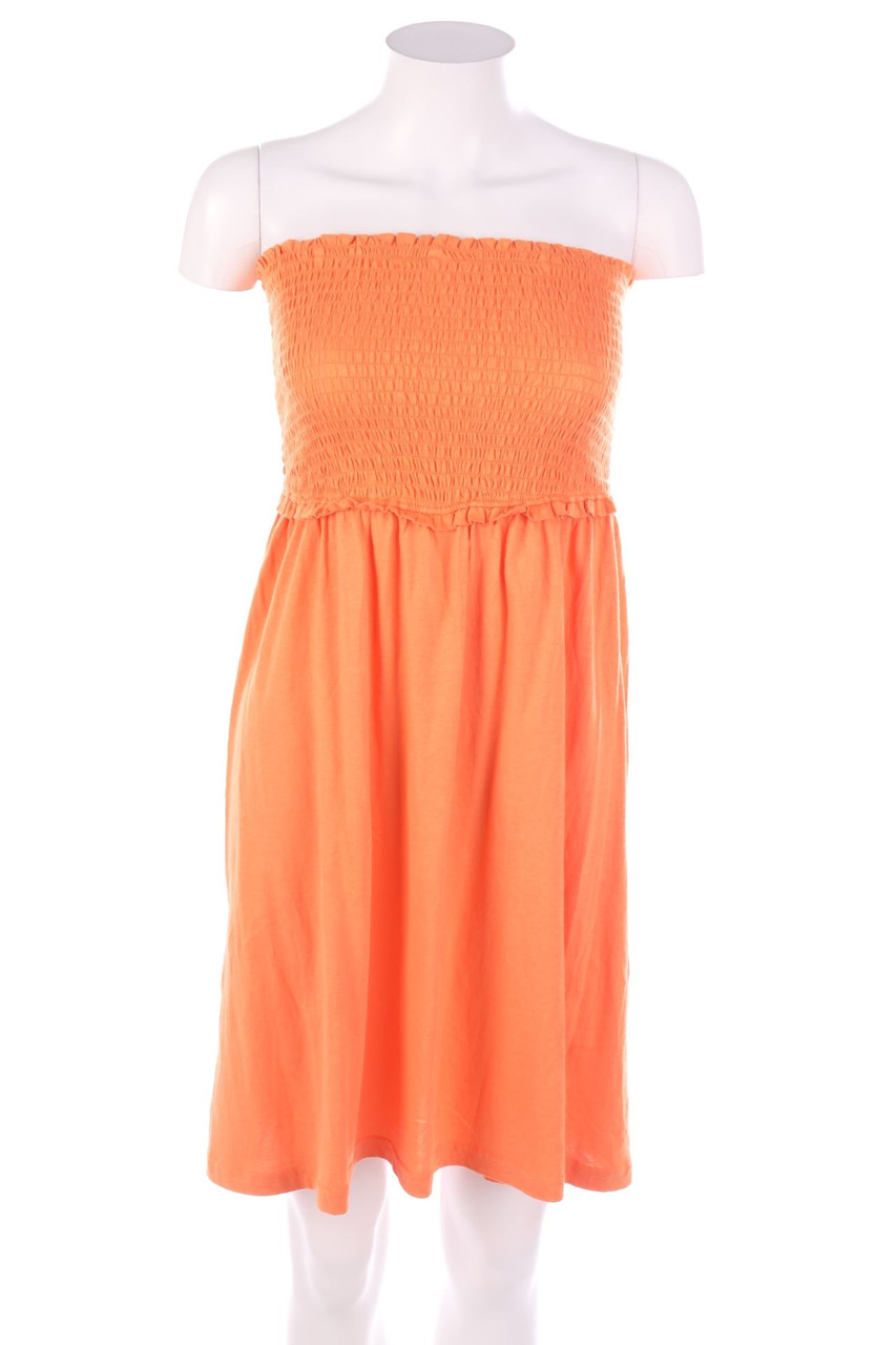 Ohne Label - Kleid mit Smok-Details - S