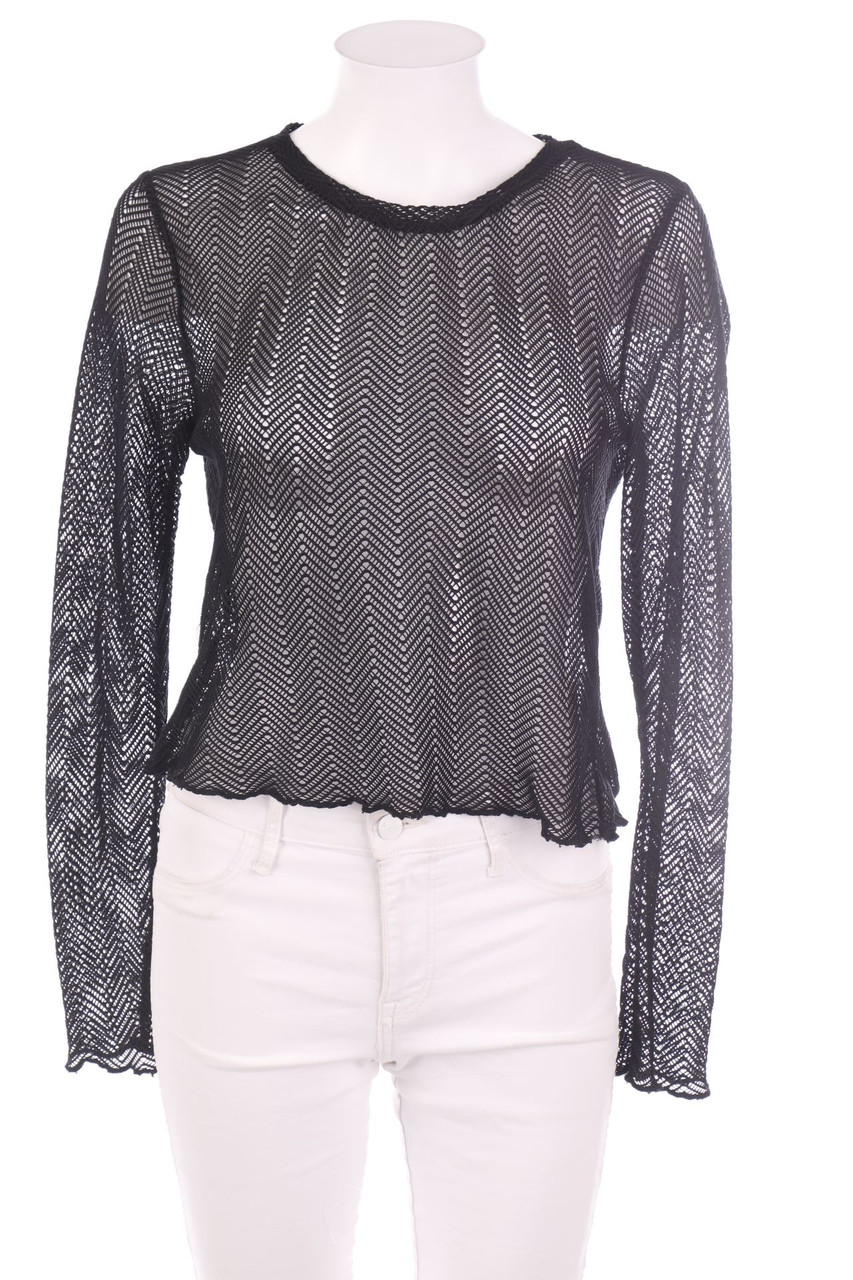 Ohne Label - Longsleeve-Shirt aus Mesh - D 36