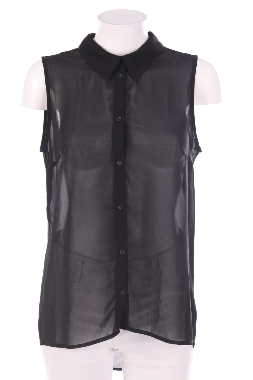 Ohne Label - ärmellose Hemd-Bluse - L