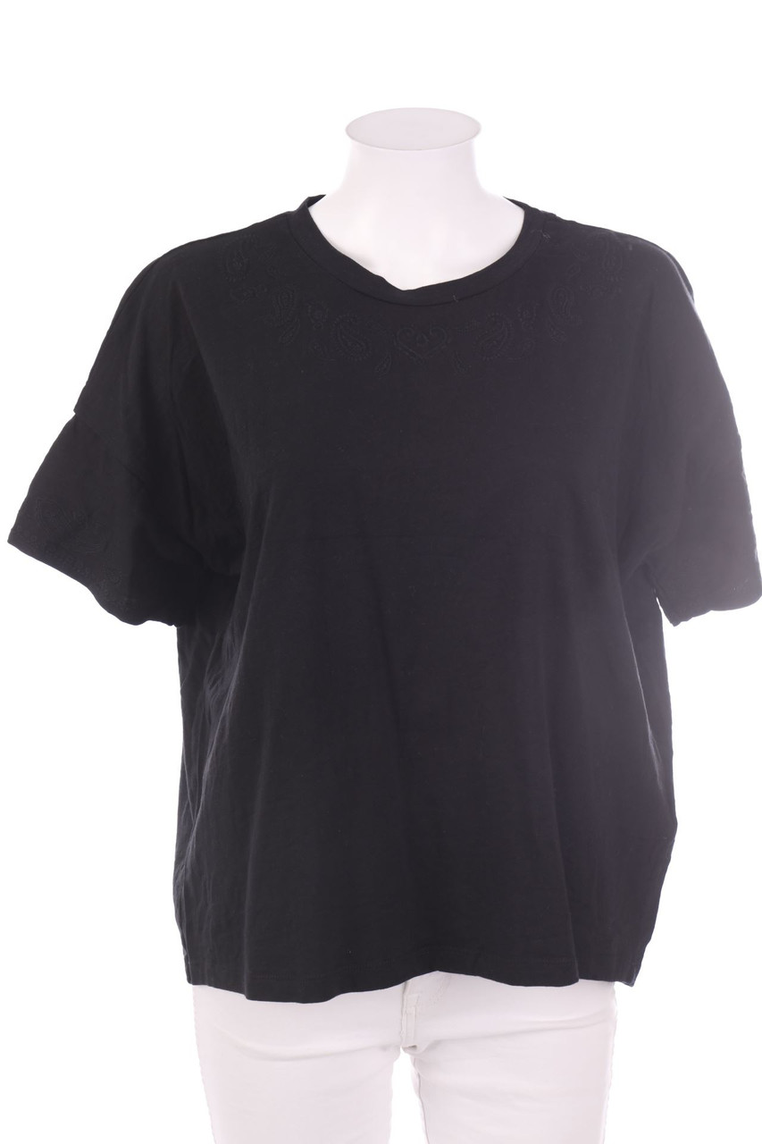 C&A - Kurzarm-Shirt mit Stickereien - D 46