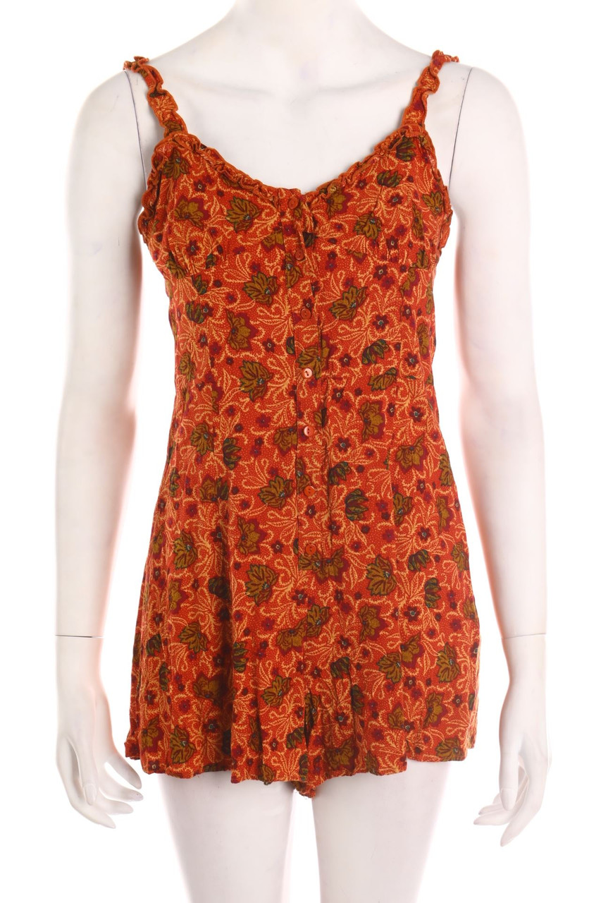 URBAN OUTFITTERS - Playsuit mit Blumen-Print - L