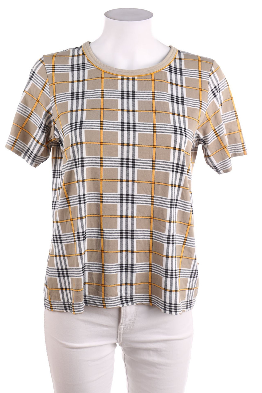 CANYON women sports - Karo-Kurzarm-Shirt - L