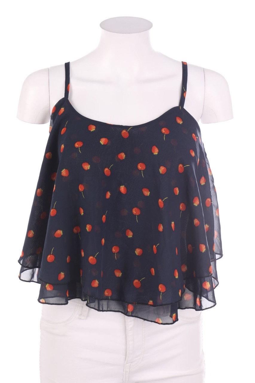 Ohne Label - Chiffon-Blusentop - M