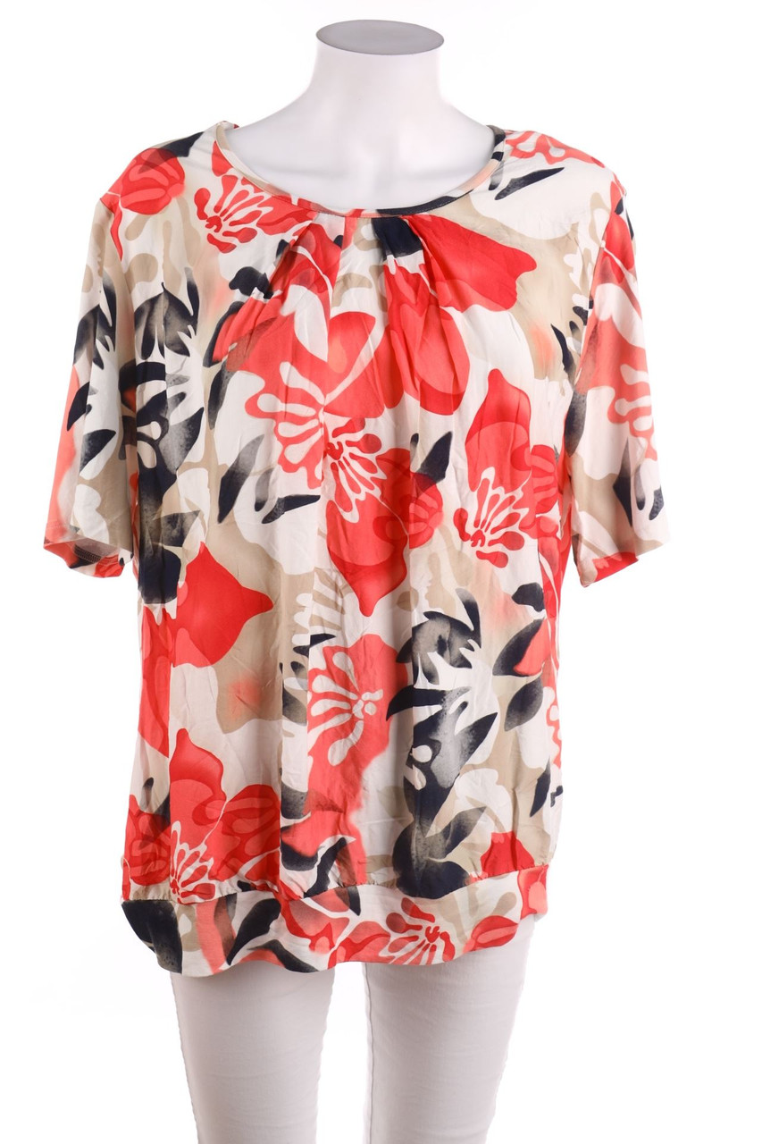 FRANK WALDER - Kurzarm-Bluse - 48