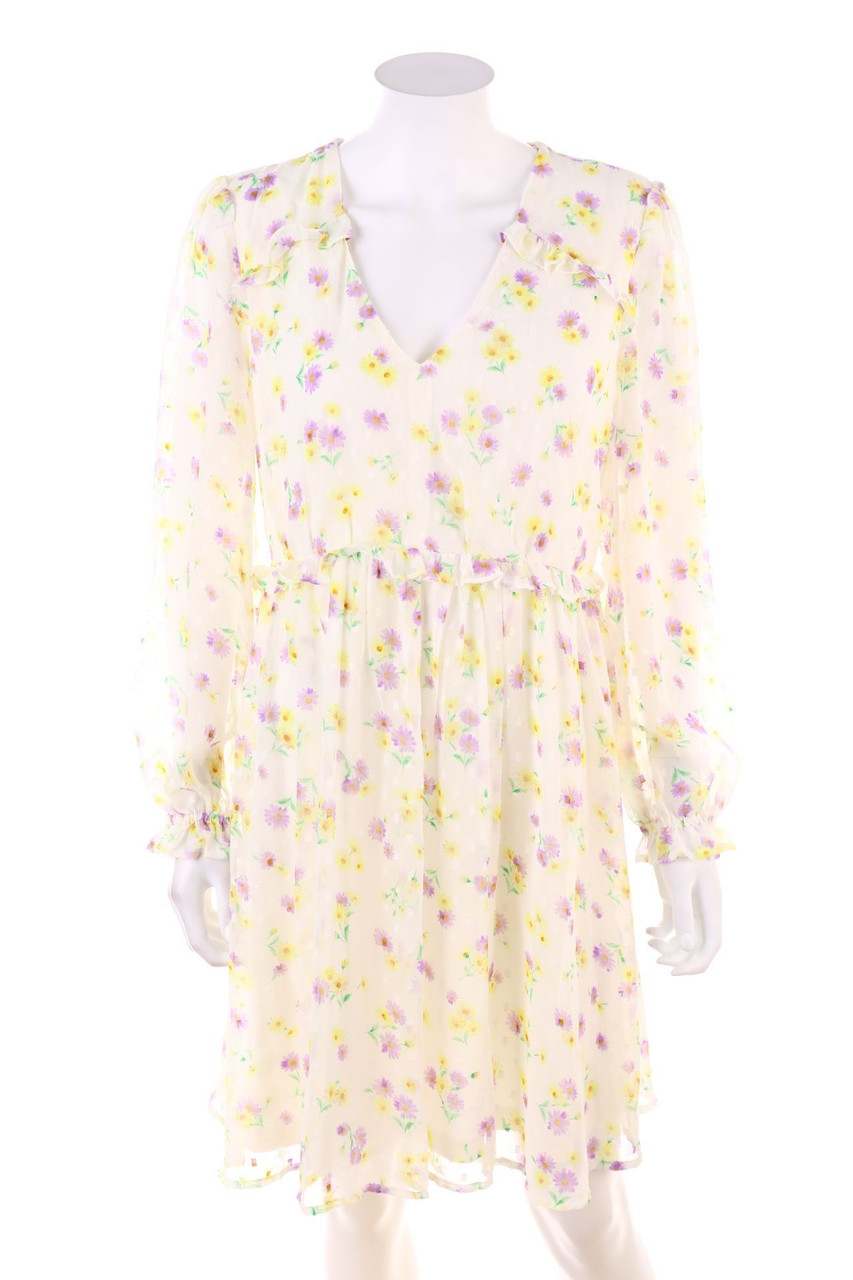 C&A - Kleid mit Blumen-Print - 2XL