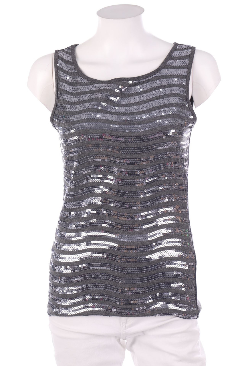 AMISU - Top mit Pailletten - S