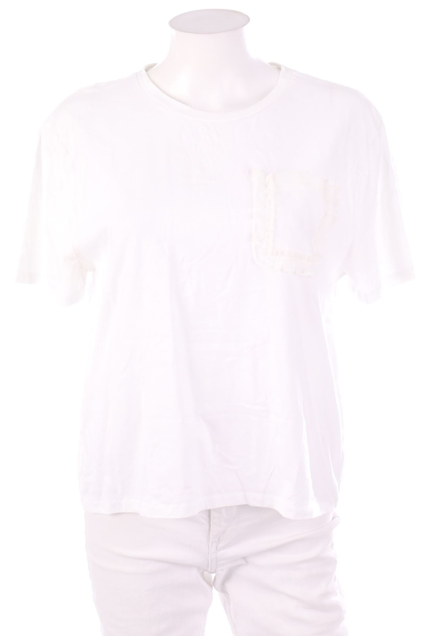 ZARA - Kurzarm-Shirt aus Baumwolle - L