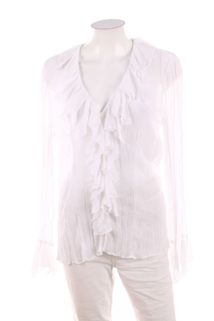 TAIFUN - Bluse mit Volants - D 42