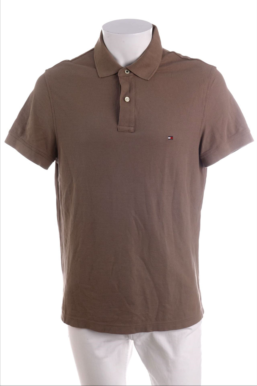 TOMMY HILFIGER - Poloshirt mit Logo-Stickerei - XL