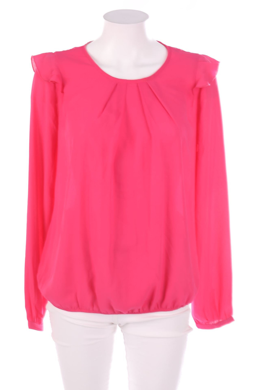 AMISU - Bluse mit Volants - M