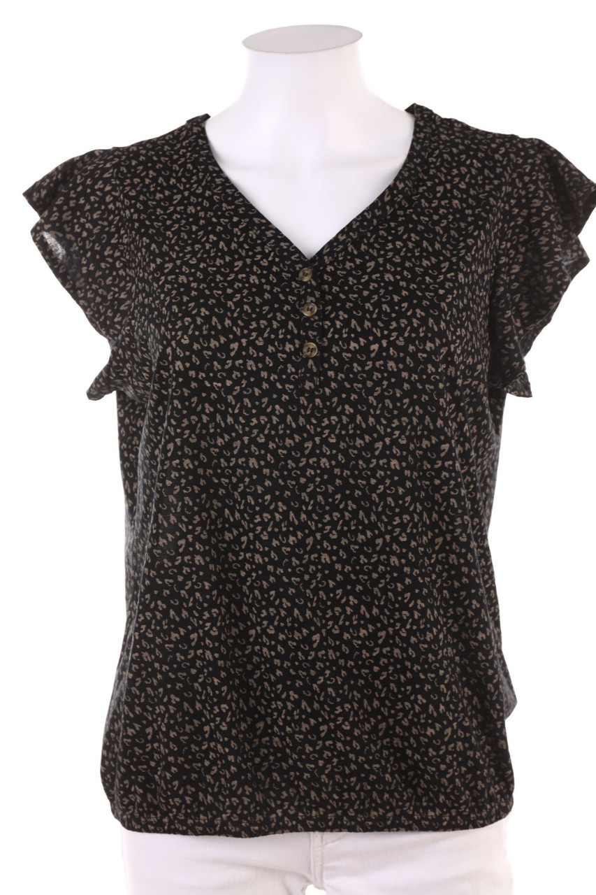 LASCANA - Kurzarm-Bluse - L