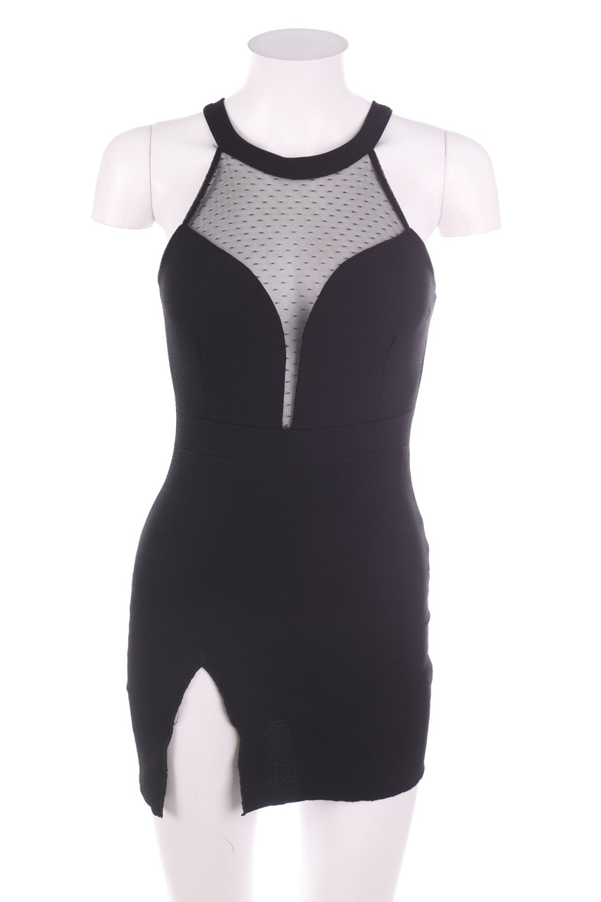 Ohne Label - Mini-Party-Kleid mit Spitze - D 32