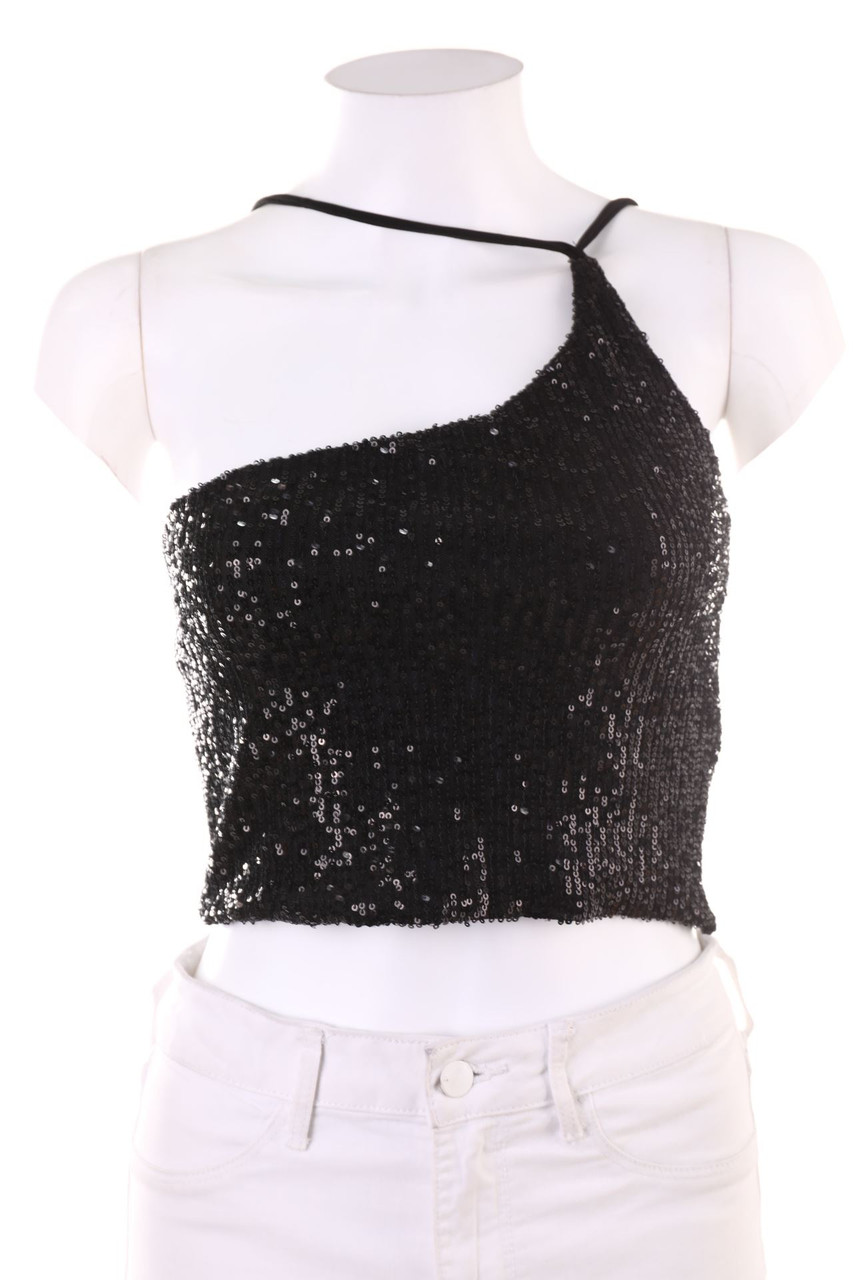 AMISU - Pailletten-Top - S