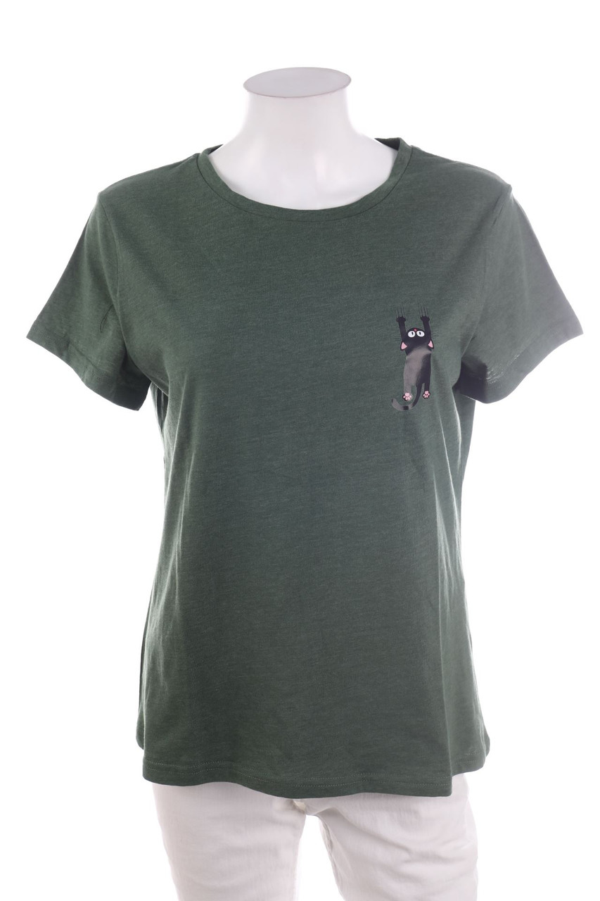 SHEIN - Kurzarm-Shirt aus Baumwoll-Mix - L