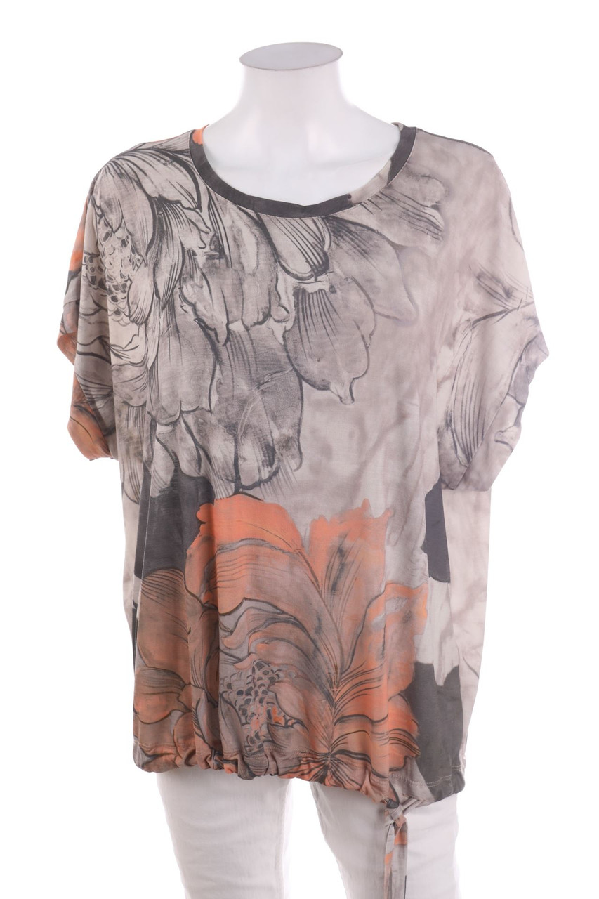 monari - Kurzarm-Shirt mit Muster - 2XL