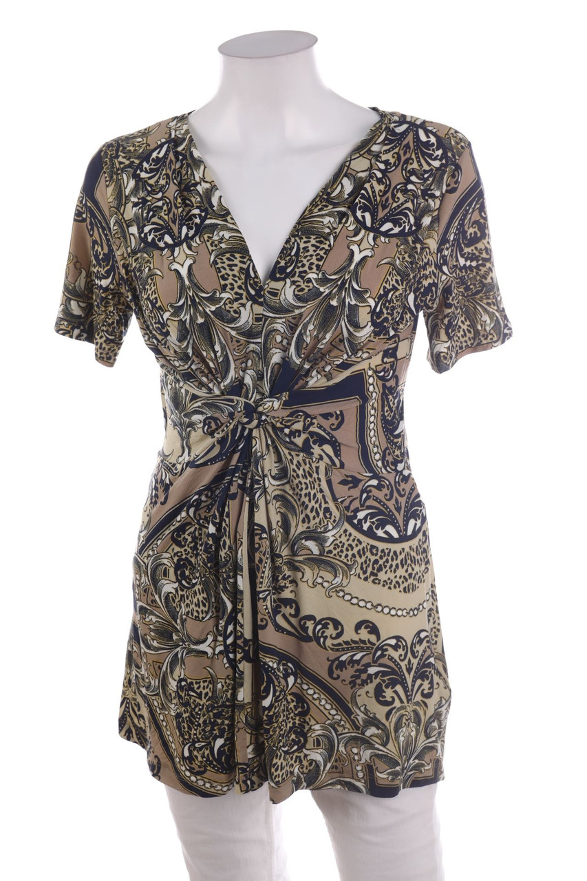 olsen - Kurzarm-Shirt mit Muster - M