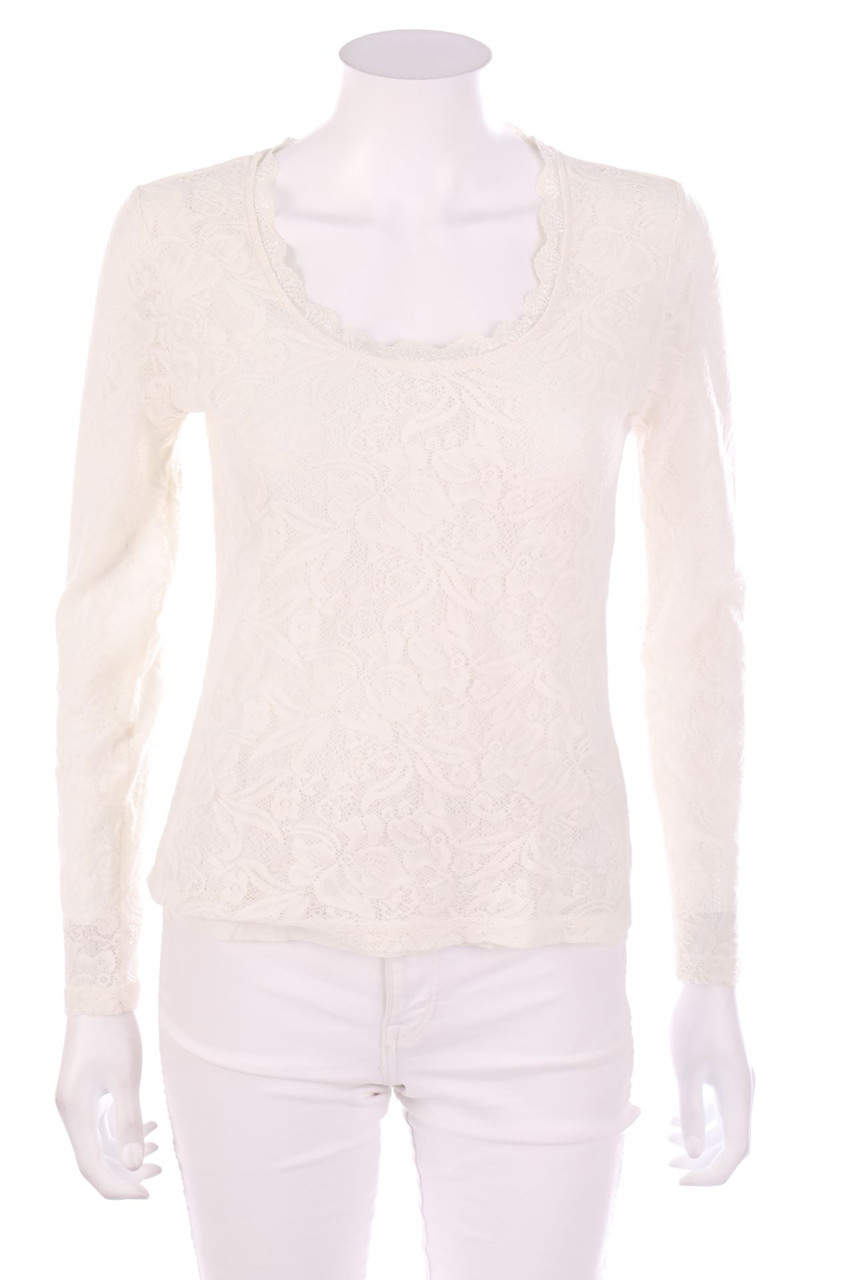 HEINE - Longsleeve-Shirt aus Spitze - S