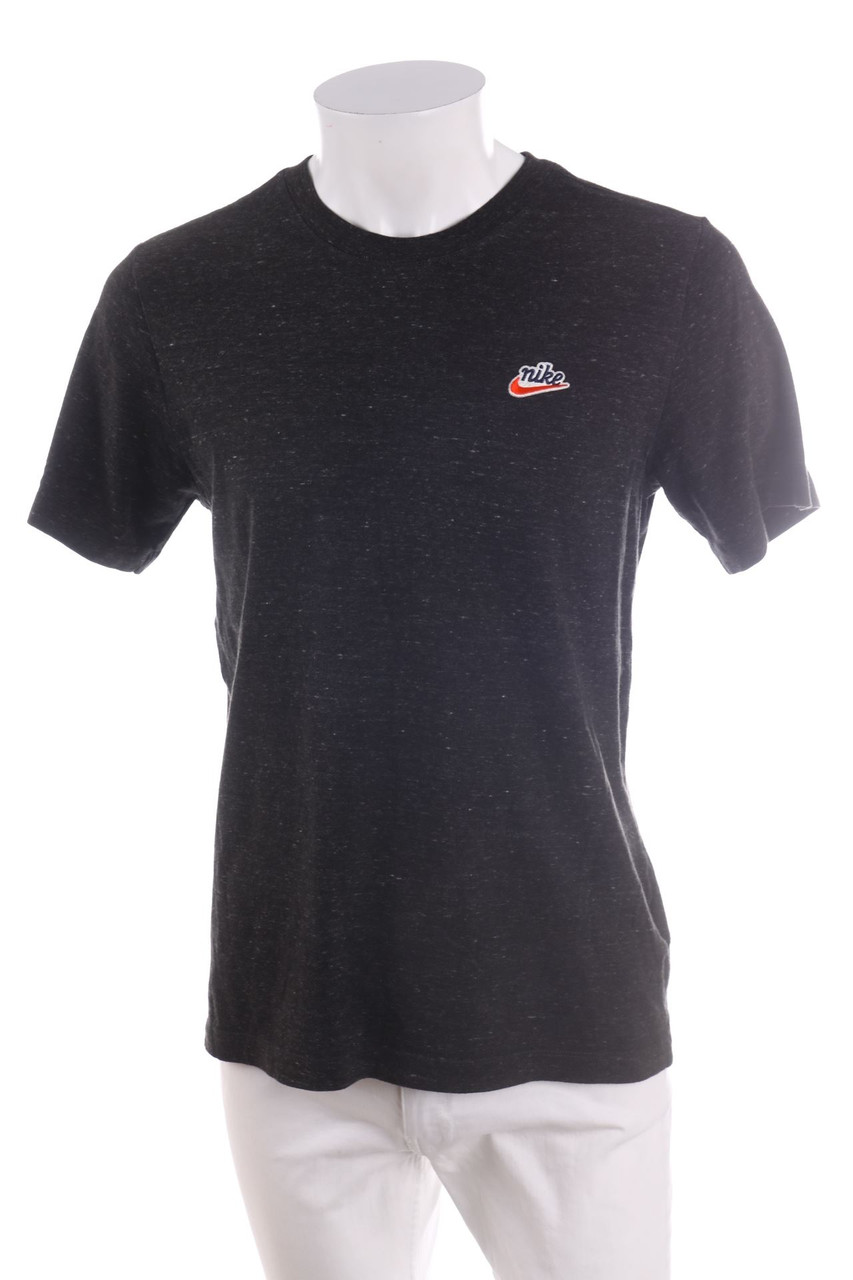 NIKE - T-Shirt mit Rundhals mit Logo-Stickerei - M