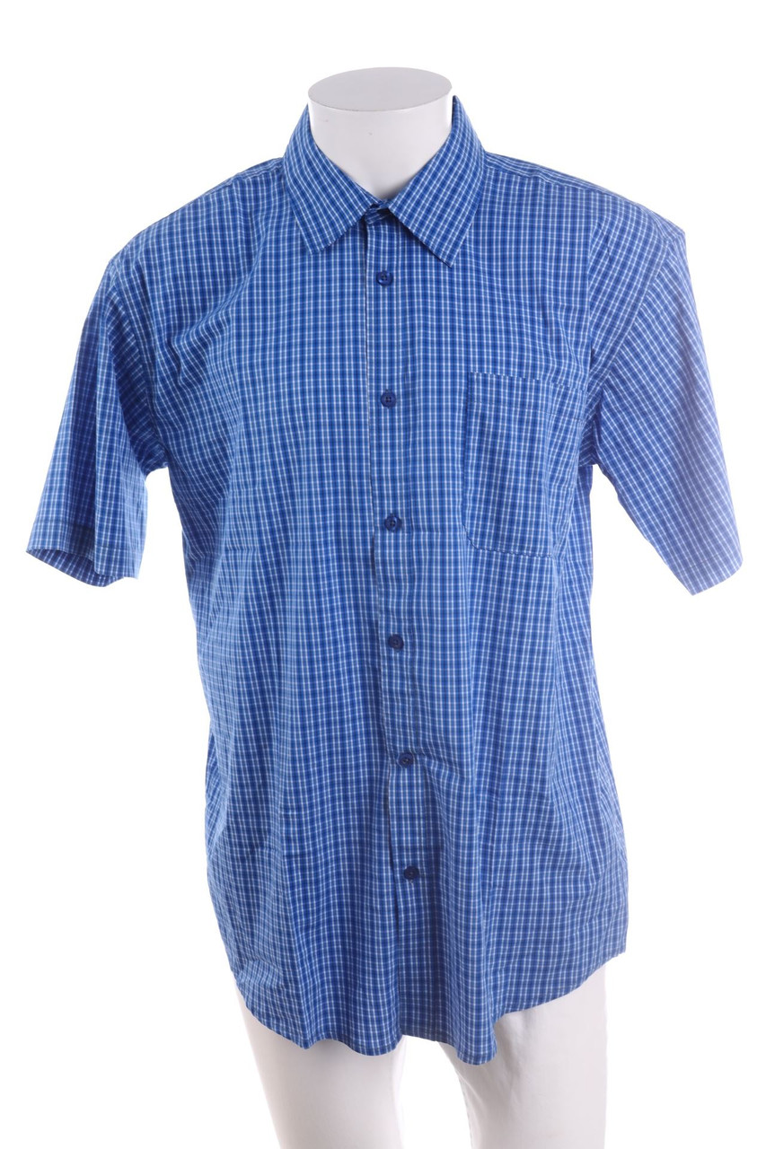 Atlas for Men - Kurzarm-Hemd mit Karo-Muster - XL